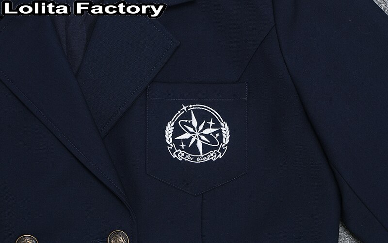 Japanese Women JK Badge short Suit Blazer Dress College Style Girl blazers Suit jacket Outwear Students School Uniform coat
