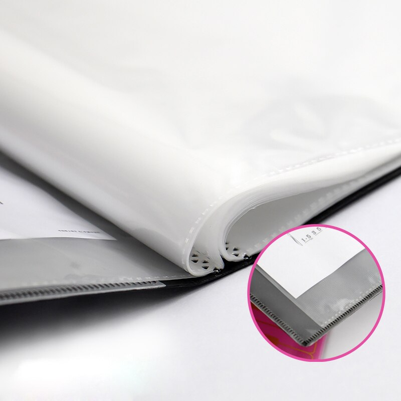 A4 Muziek boek map/Band Koor Map wit zwart