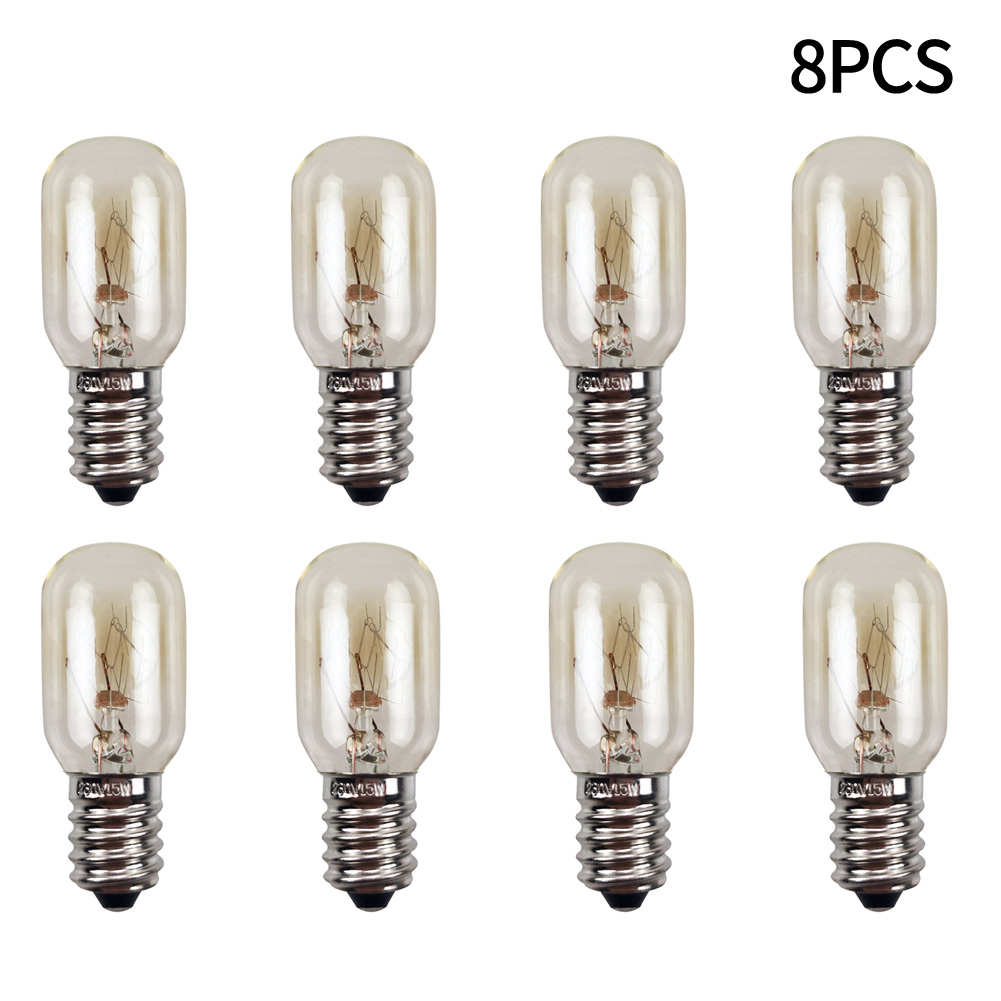 Lámpara de sal E14, bombilla de globo, 15W, 220-240V, refrigerador, electrodoméstico, horno, 1/4/8 Uds., bombillas de vidrio de repuesto: Verde