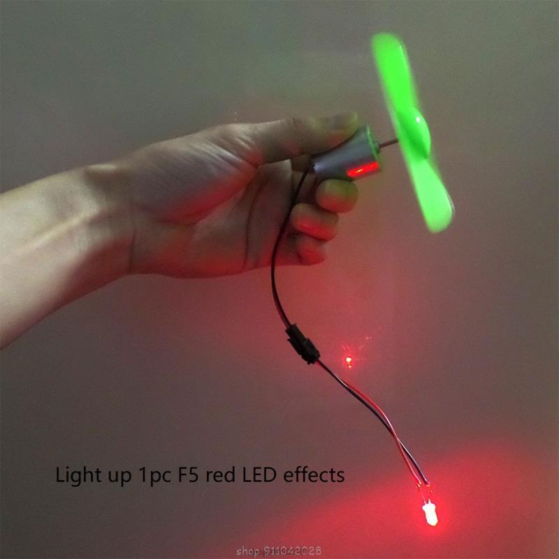 Mini Wind Turbine Generator Model for Teaching Physical Power Generation Principle and DIY Science Education Experiment