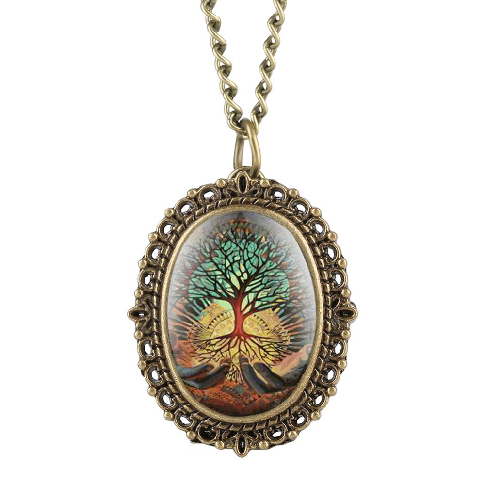Bloem van het leven hanger kralen Mandala ketting voor mannen en