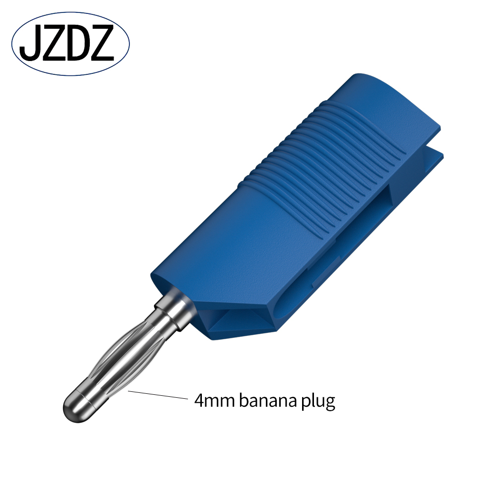 Jzdz 5 Stuks 4Mm Koperen Vernikkelde Bananenplug Geplaatst 4Mm Bananenplug Connector Stapelbare Schroef Fixatie J.10032