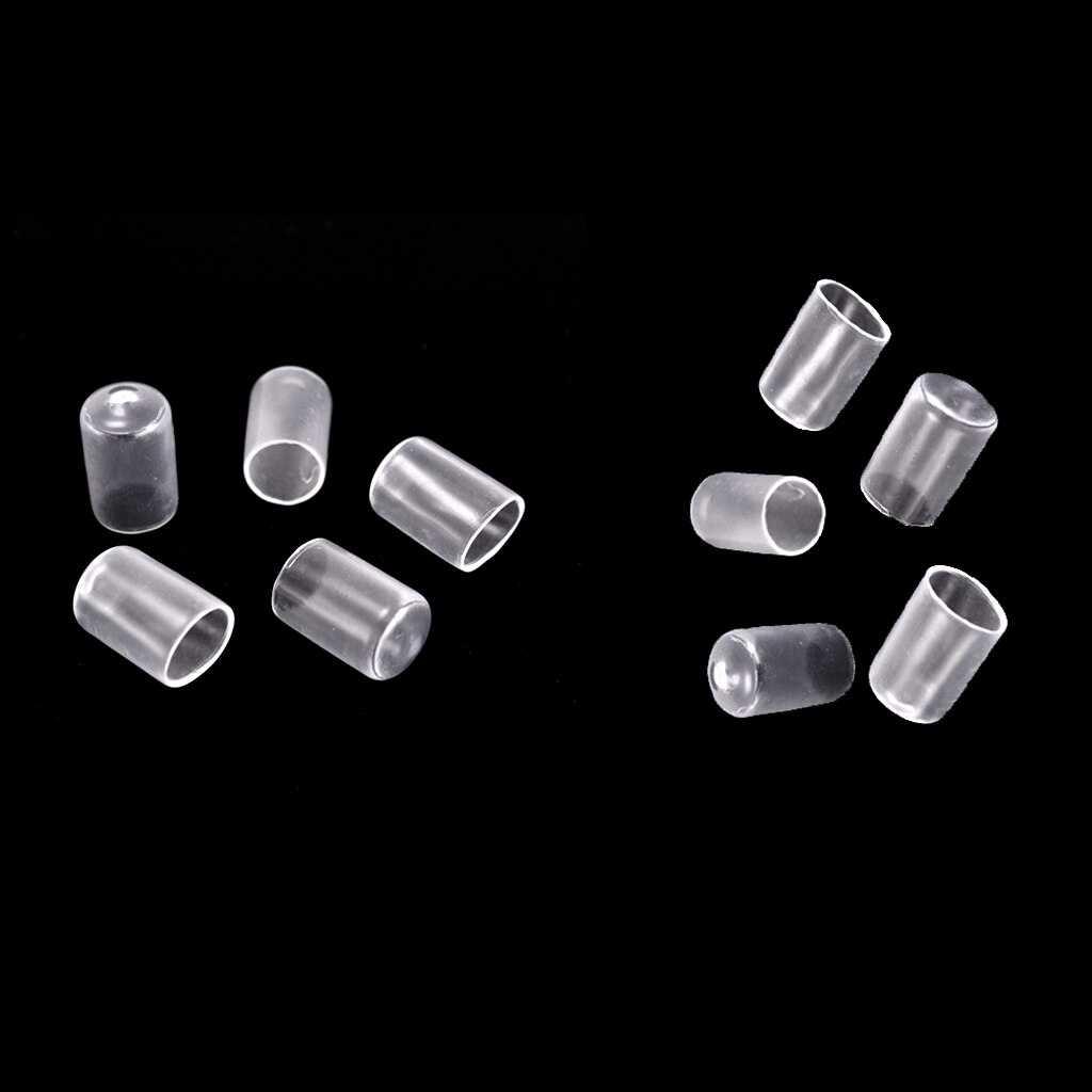 10 Pieces Silicone Pool Cue Tip Protector Saver Sleeve Billiard Accessories