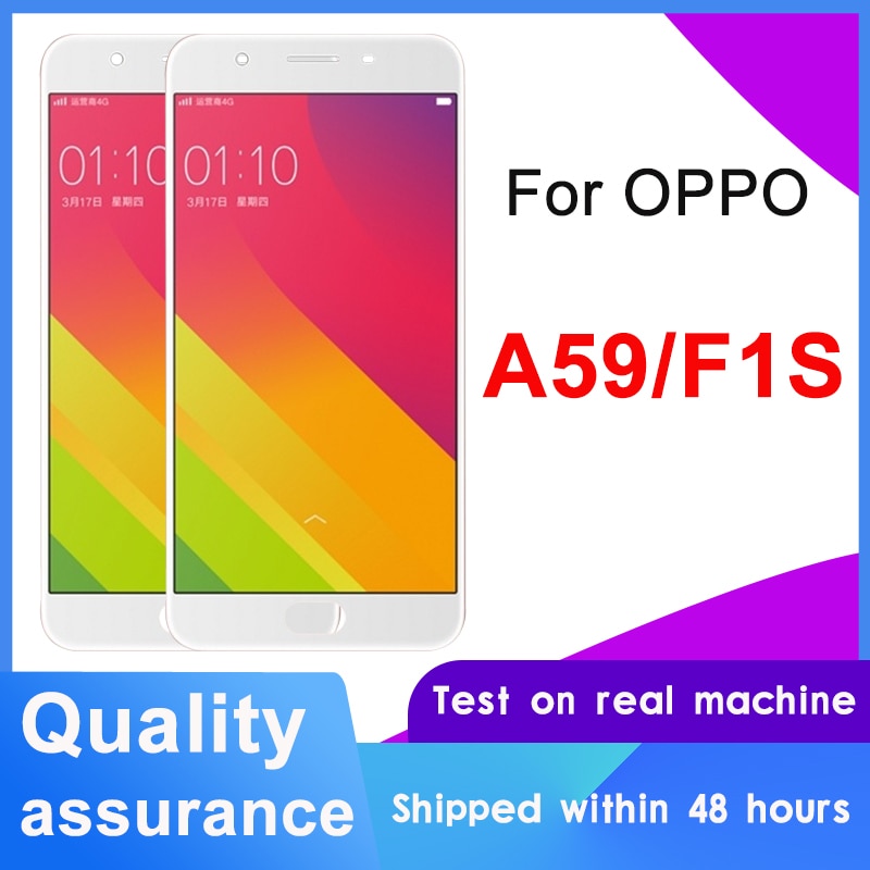 Getest 5.5 "Display Vervanging Voor Oppo A59 A1601 Lcd Touch Screen Digitizer Vergadering Voor Oppo F1S Lcd screen