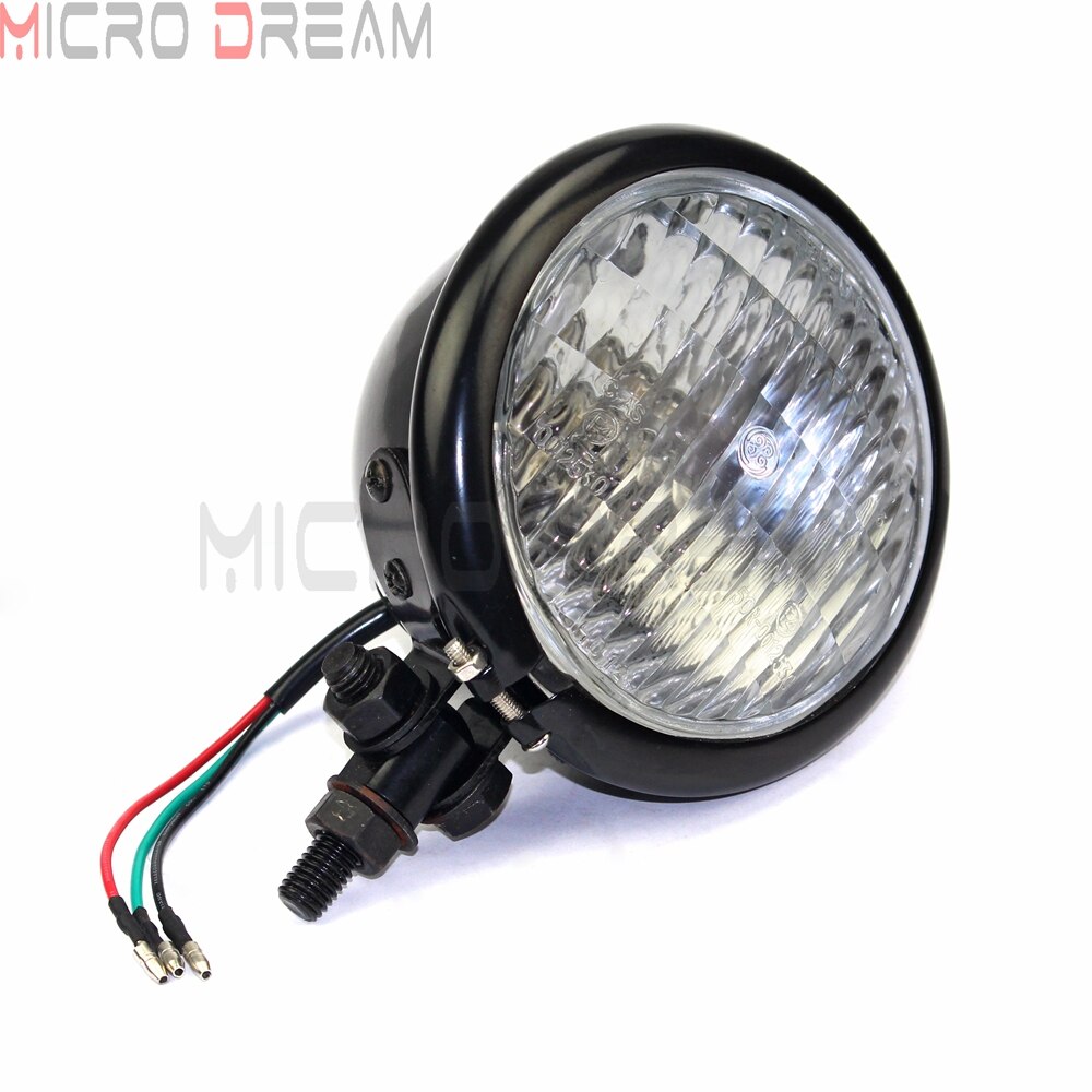Retro Motorfiets Vintage 4.5 &quot;Koplamp Koplamp Voor Harley Honda Yamaha Suzuki Bmw Vintage Koplampen Cafe Racer Custom Chopper