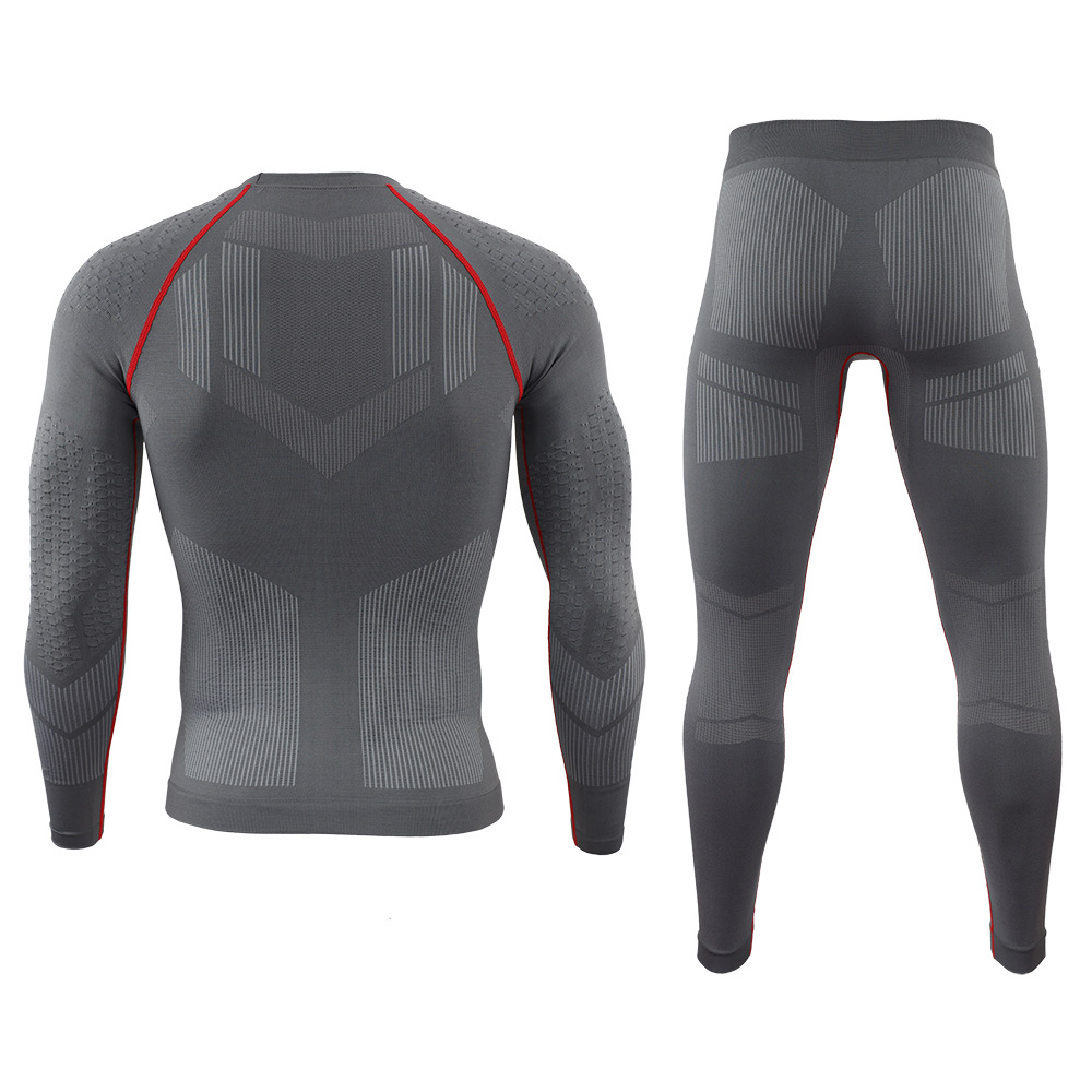 Ropa interior térmica táctica ajustada sin costuras para hombre, ropa deportiva con función transpirable para entrenamiento y ciclismo, Calzoncillos largos térmicos para invierno