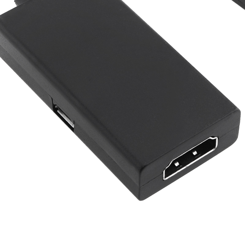 Cable de salida USB Universal Negro HD, Cable de 8cm, adaptador a HDMI, compatible con dispositivos Mhl para televisión HD, compatible con teléfonos móviles 1 unidad