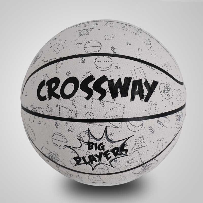 Pelota de baloncesto de PU Crossway, estándar oficial, 7 #, baloncesto Street Freestyle, Basket Ball de entrenamiento con Pin de bolsa de red