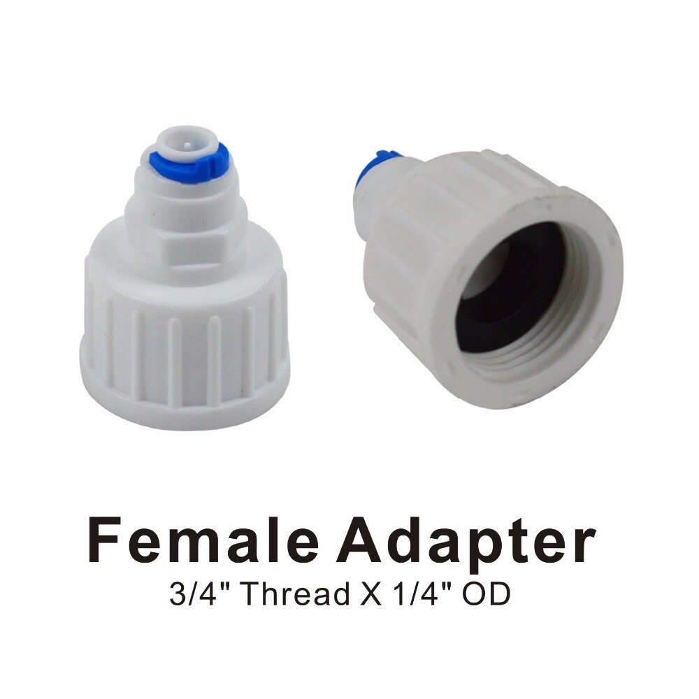 12 kpl  of 3/4 "bsp  to 1/4 " push fit standardi puutarhahana, pesukone, jääkaapin vedensuodattimen sovittimen liitin