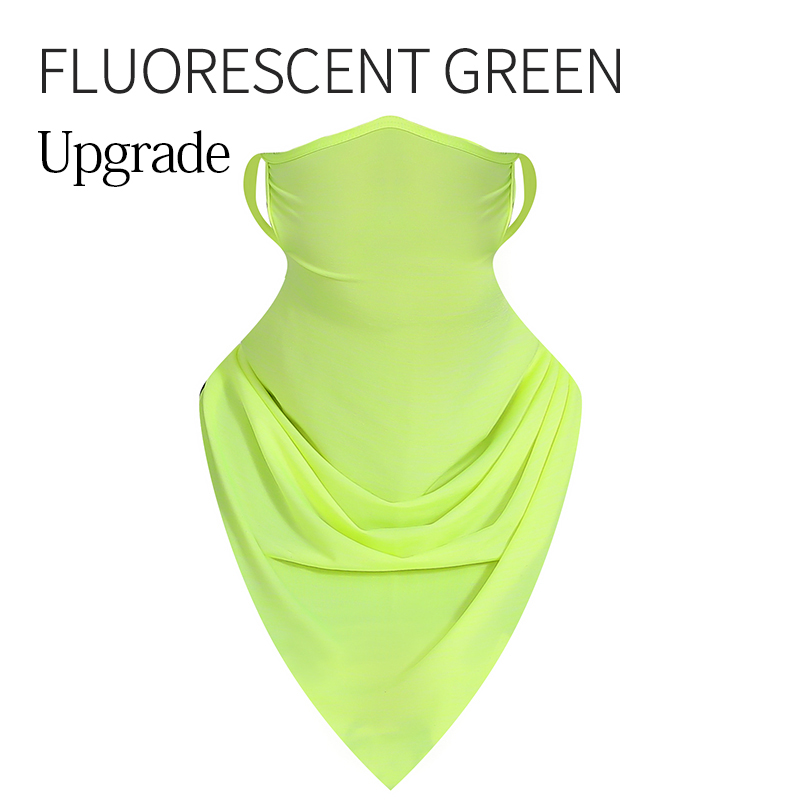 Triangle Summer Outdoor Sports Scarf Breathable Ice MTB Cycling Bandana Bicycle Headwear Ride Neck Mask Bike Headband Scarf: GRAY