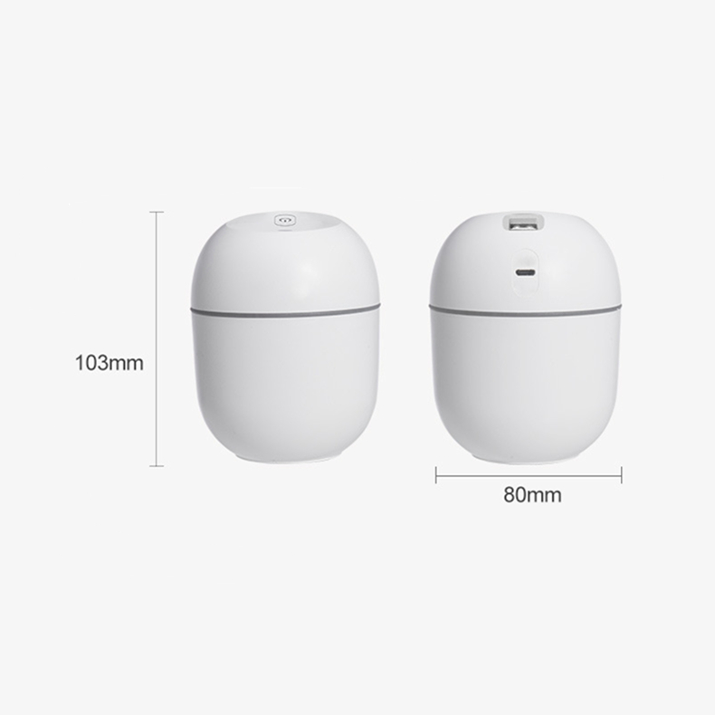 220ML Mini Portable Ultrasonic Air Humidifer Aroma Essential Oil Diffuser USB Mist Maker Aromatherapy Humidifiers for Home