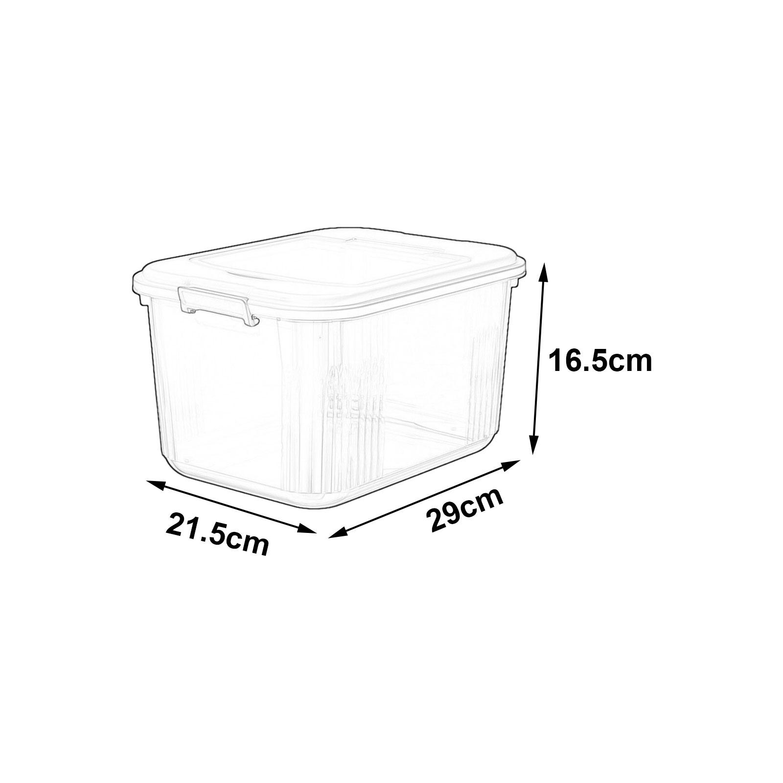 Grain Rice Storage Container Kitchen Organization Rice and Grain Storage Pantry Store for Flour Nuts Dry Food Cereal Rice