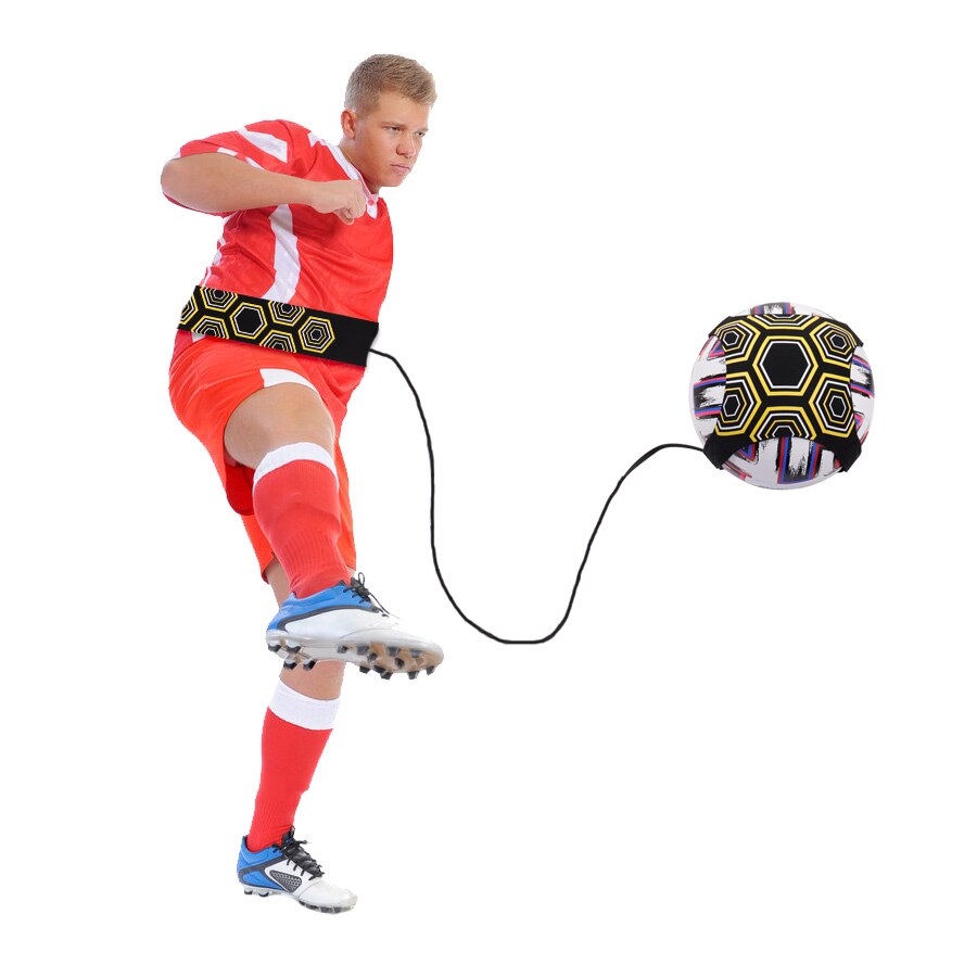 Soccer Football Ball Kick Solo Trainer Juggle Bags Practice Training Equipment Children Auxiliary Circling Waist Belt