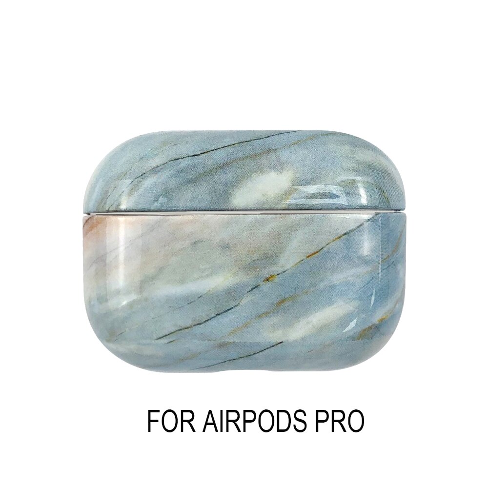 Case For Apple AirPods Pro 2 1 Earphone Couple Marble Pattern Hard PC Earphones Box Case For AirPods Pro 2 1 Cover Funda