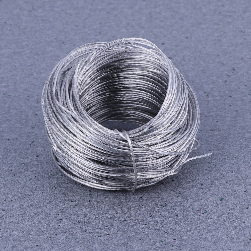 1Set Wire Rope and Photo Frame Hanging Hooks Kit Picture Hangers Picture Hanging Wire Set(20m Wire Rope +20 Sets of Rings)