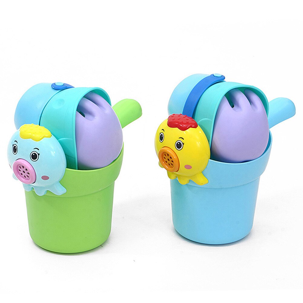 4Pcs Kid Zomer Outdoor Strand Emmer Pollepel Schop Water Spelen Interactieve Speelgoed Set: Default Title
