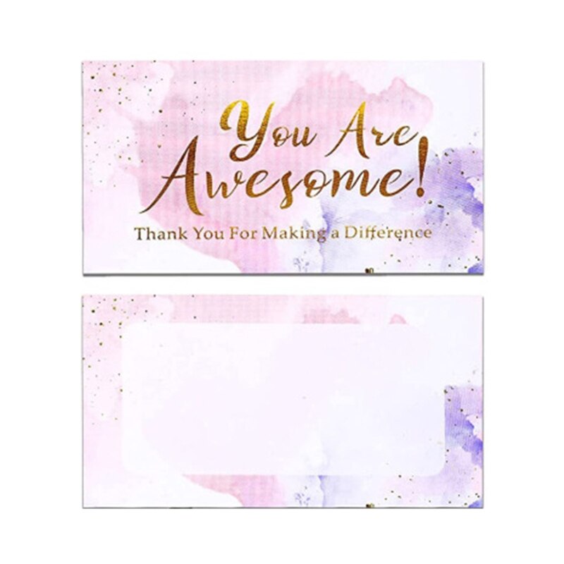 50pcs Thank You Cards You are Freaking Amazing Greeting Card Women Inspirational Notecards Encouragement Cards