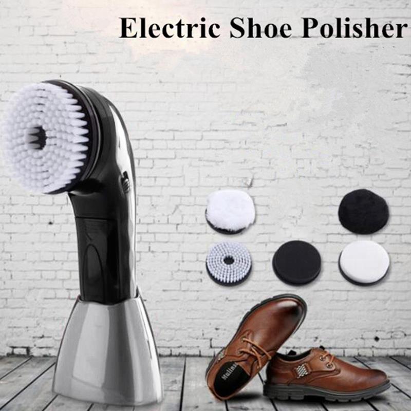 Ea-portable multi-fonction ménage électrique cireuse à chaussures automatique chaussure Machine nettoyage des chaussures en cuir soin Portable U