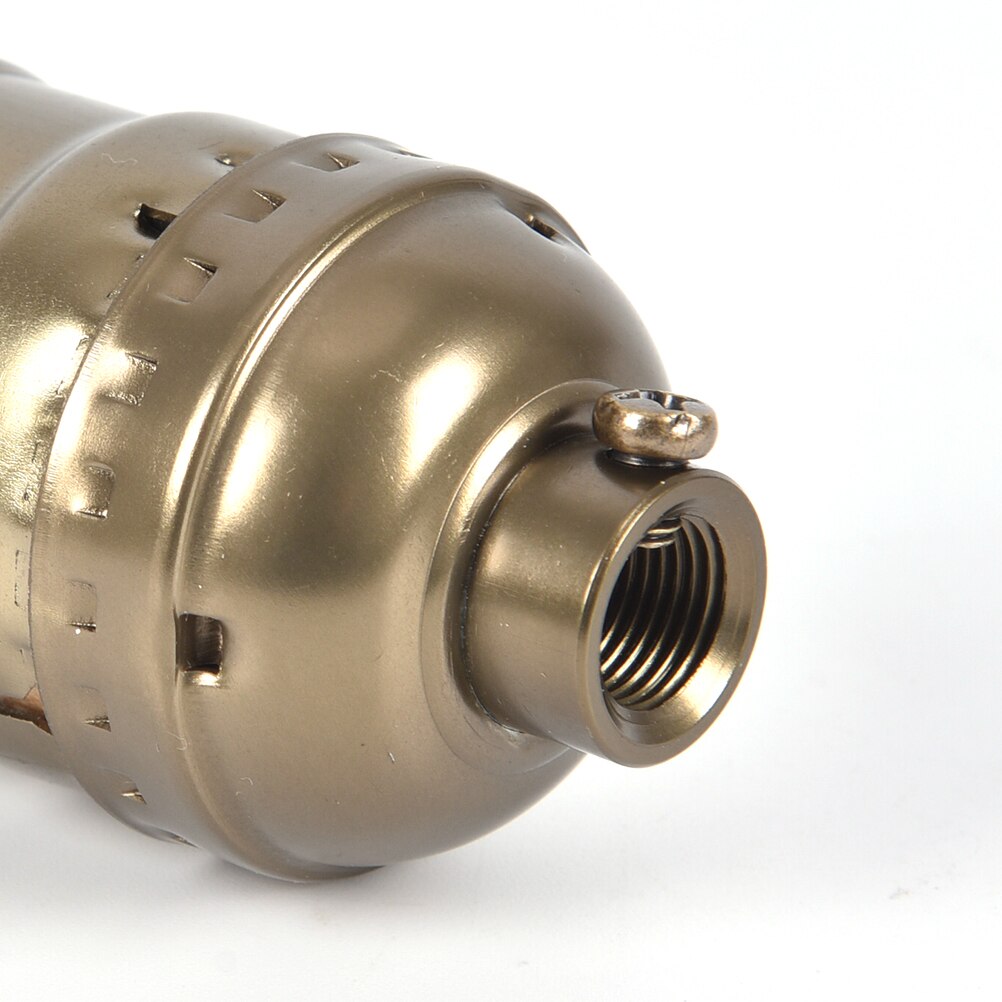 E26/E27 Retro Vintage Edison Screw Bulb Aluminum Shell Base Lamp Bulb Holder Pendant Lighting Socket