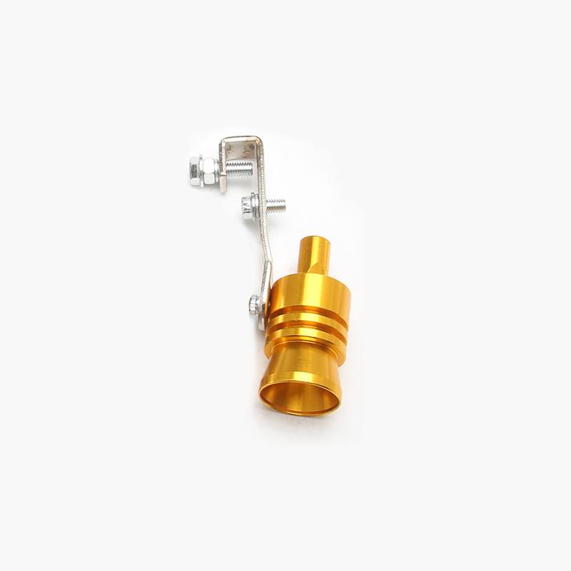 XL Universal Car Turbo Whistle Motorcycle Refitting Turbo Whistle Exhaust Pipe Sound Turbo Tail Auto Car Blow-off Valve Whistle: Gold S