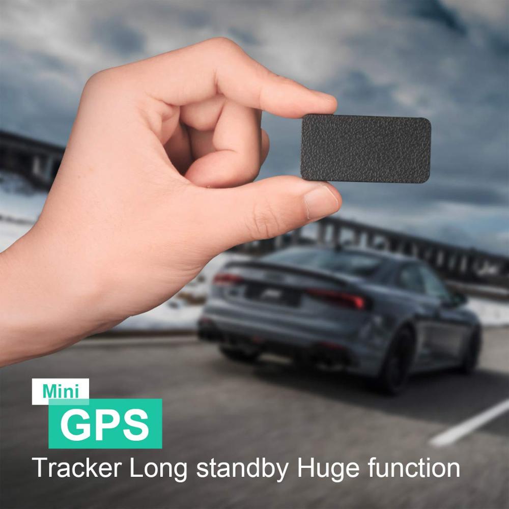 Mini GPS Smart Tracker,Real-Time Tracking GSM/GPS dual-mode Positionaing Anti-Lost Locator for Kids,Pets,Vehicles