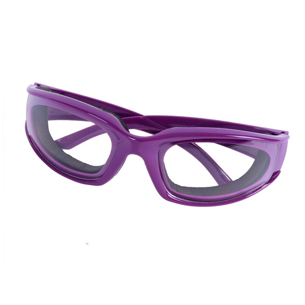 Gafas de seguridad portátiles para cortar cebolla, protectores de ojos, herramientas de cocina, accesorios, gadgets, 1 ud.: Morado