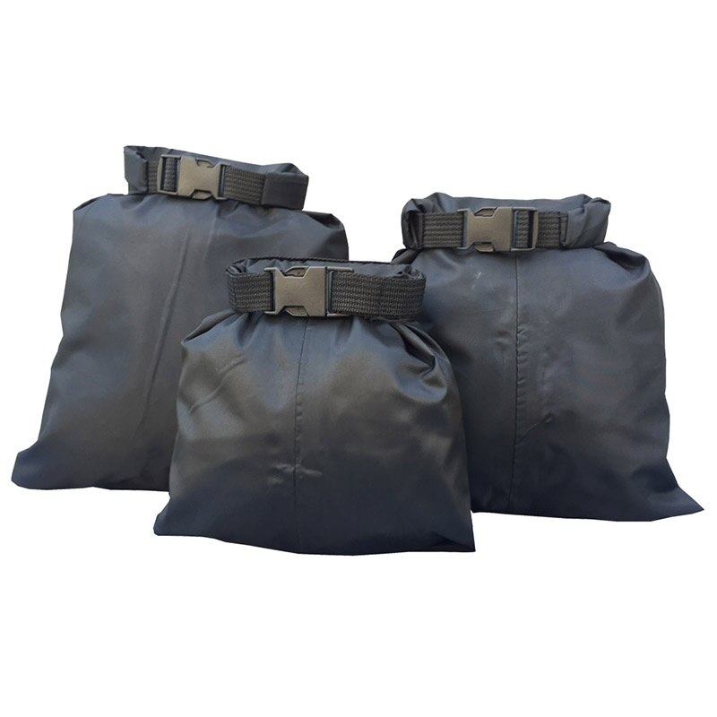 3 unids/set que transportan bolsas impermeables de nailon verde de silicona revestidas de silicona DuPont cordura 30D de: B