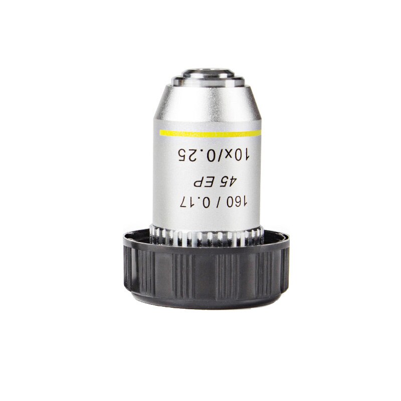 Semi-plan Achromatic Objective Lens 195 mm Conjugate Distance 4X/10X/20X/40X/60X/100X for Biological Microscope 160/0.17 45EP