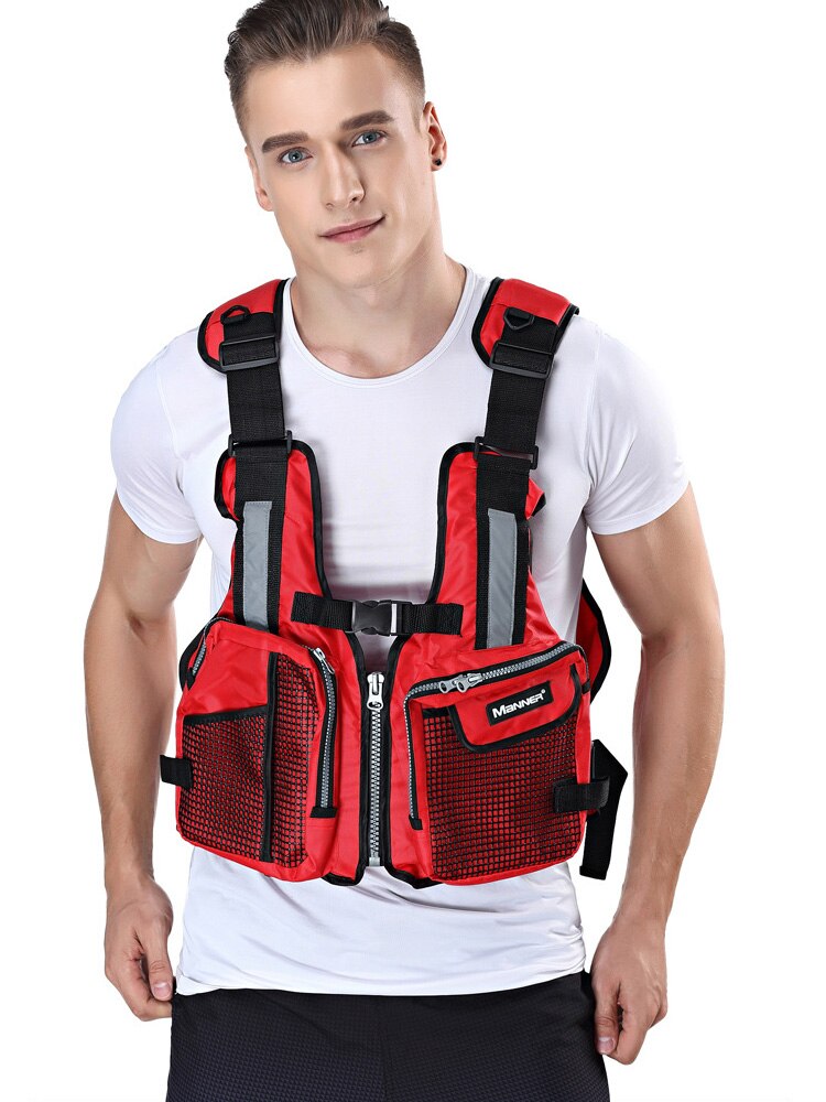 Chaleco salvavidas para pesca, Kayak, con bolsillo