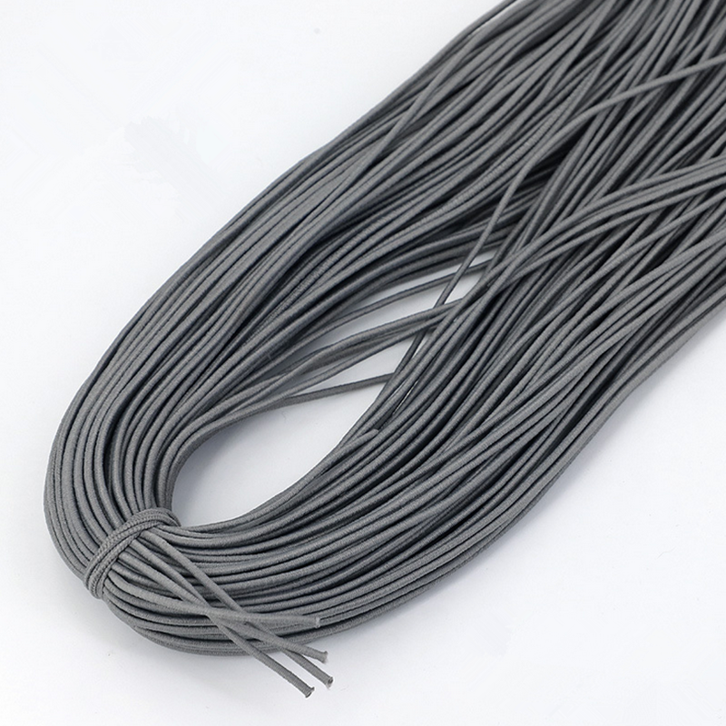 1.2mm gumką elastyczna nić DIY wykonane ręcznie wyszywane koralikami elastyczna nić na wyrób biżuterii bransoletka i naszyjnik: 12mm / SZARY