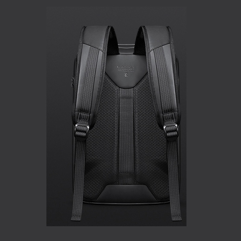 Street Wear Backpacks Slim Hard Shell Men's Business Shoulder Backpack Laptop bag USB Multi Layer Storage Waterproof Bag