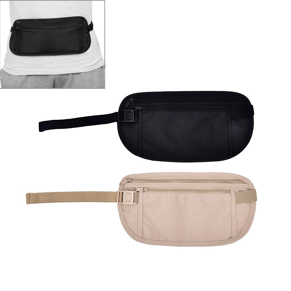 Voyage en plein air Invisible Taille Sac En Cours D'exécution Taille Pochette Sport Pochette Sacs De Sport Anti-Vol Sac de Taille