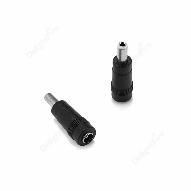 DC-Netzstecker-Stecker-Adapter, 5,5 x 2,1 mm Buchse auf 5,5 x 2,5 mm Stecker, Schalttafelmontage, Terminal-Konverter für Laptop