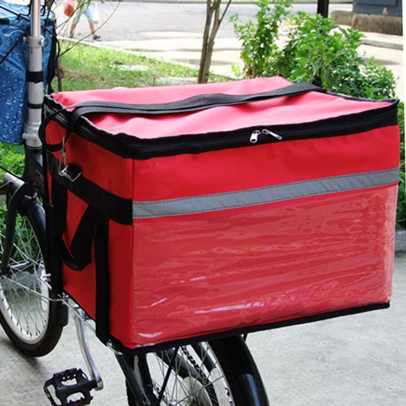 52L della bicicletta fisso quantità sacchetto più freddo asporto contenitore di alimento sacchetto di picnic esterna termica 46x36x32cm