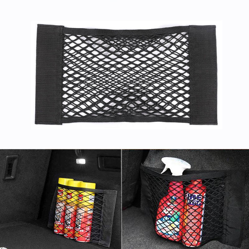 Para Toyota Corolla Camry Rav4 Chr Avensis Yaris Auris Prius 40 asiento de maletero de coche almacenamiento elástico organizador de carga accesorio de red