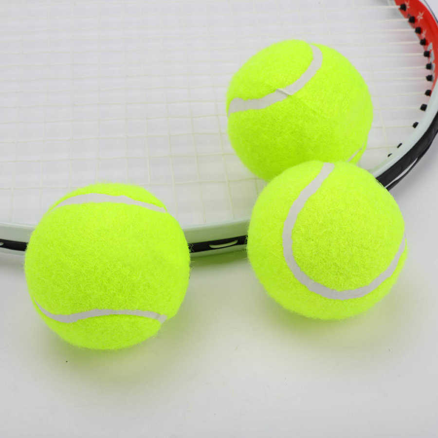 Bola de tênis prctice 3 pçs durável bola de tênis bolas prctice bola de treinamento de tênis para atividade de exercício