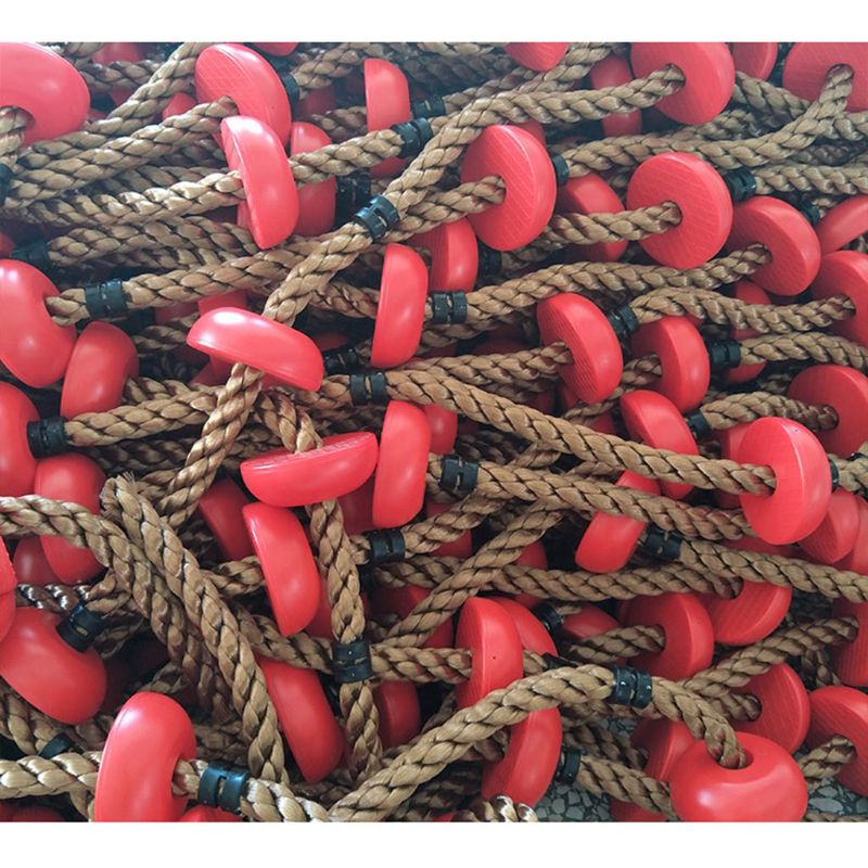 Jungle Gym Climbing Rope with Platforms and Disc Swing Seat Fitness Swing Set Kids Birthday Toy Garden Outdoor Playground