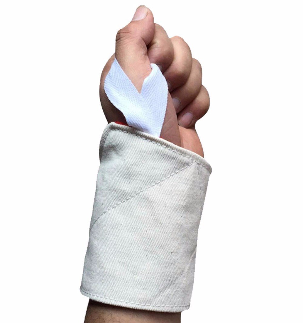 Adjustable Spark Resistant Wrist Protection Wraps with Thumb Loops Canvas Thicken Welding Wrist Protector