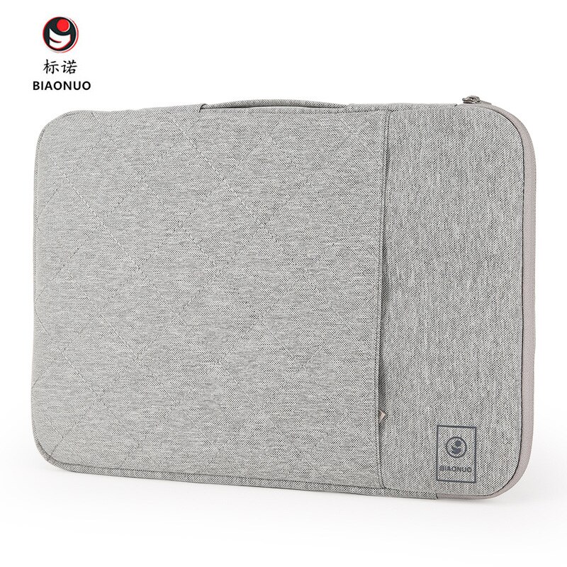 Laptop Tas 11 13 15 Inch Handtas Sleeve Case Voor Laptop: Grijs / 15 inches