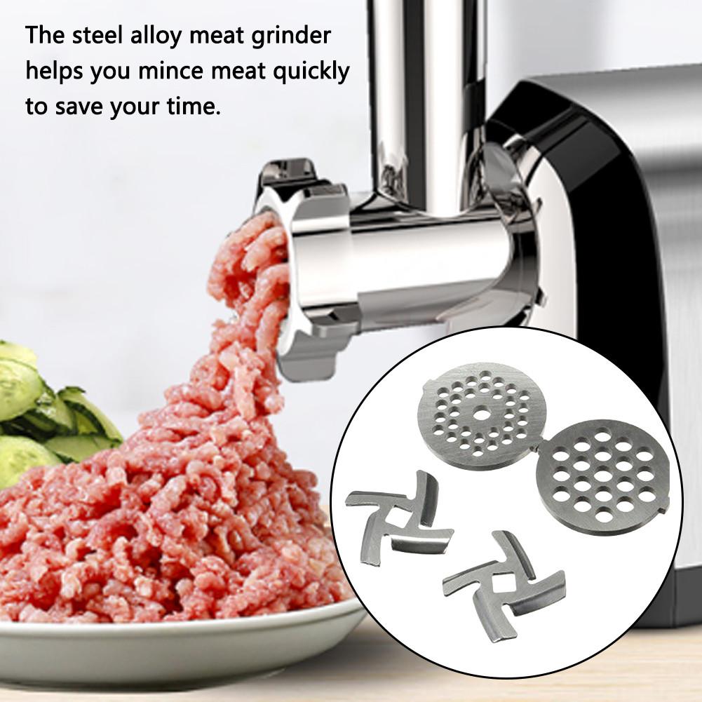 4PCS Meat Grinder Accessories Household Steel Alloy Meat Chopper Grinding Spare Part Accessories Quick Meat Mince