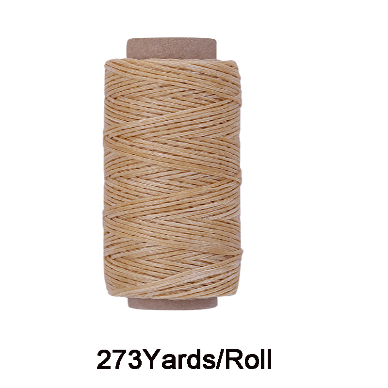 Leather Sewing Awl Thread Kit Manual Sewing Machine Speedy Stitcher Leather Craft Stitching Shoemaker Canvas Repair Tool: 250M Nature thread