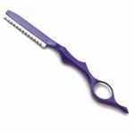 2 In 1 Hair Scissors Salon Hairdressing Scissors Thinning Haircut Scissors DIY Hair Trim Hair Styling Tools: purple