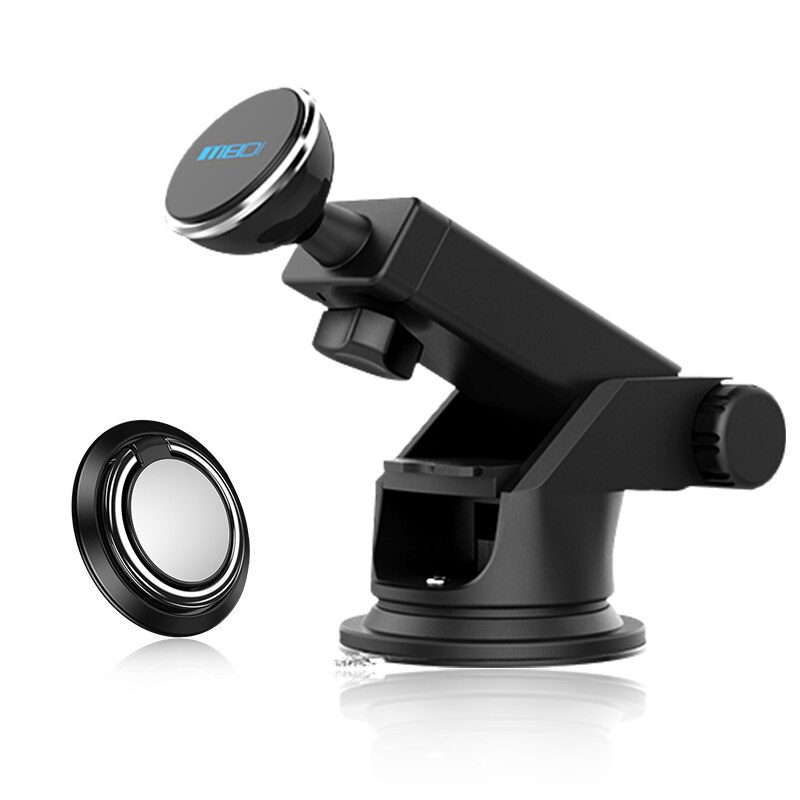 MEIDI-support GPS pour voiture | Support de montage magnétique pour téléphone, utilisation dans le Kit de combinaison voiture et maison, support magnétique pour téléphone portable GPS: silver with black