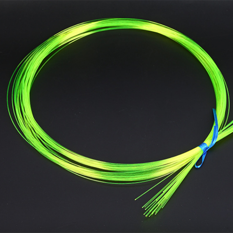 Mira de arco de fibra óptica de 50cm, accesorio de mira de arco compuesto de tirachinas, color rojo y verde, 0,5/2mm