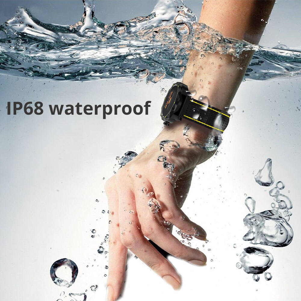 Homme Sport FitnessTracker Bluetooth Smartwatch hommes rappel d'appel numérique montre pour IOS Android 1.3 pouces écran Relogio Inteligente