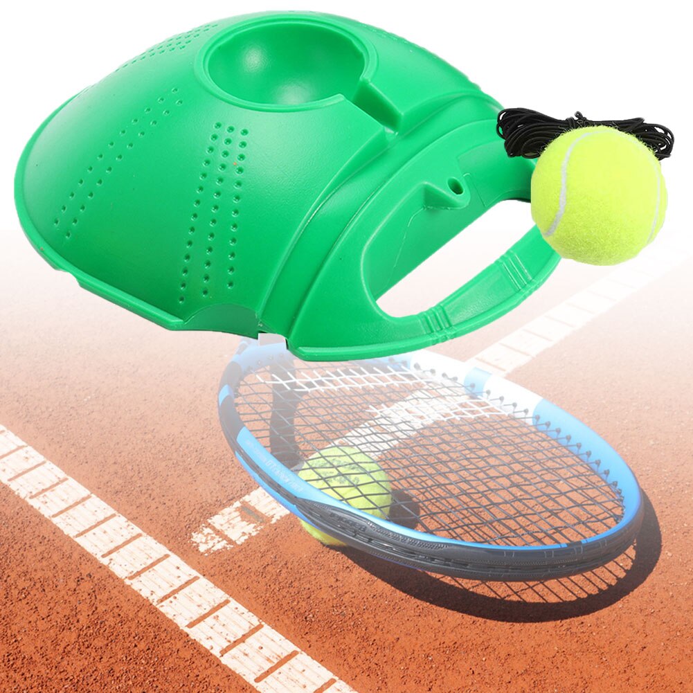 Portable Single Tennis Trainer Self-study Ball Rebound Training Practice Tool