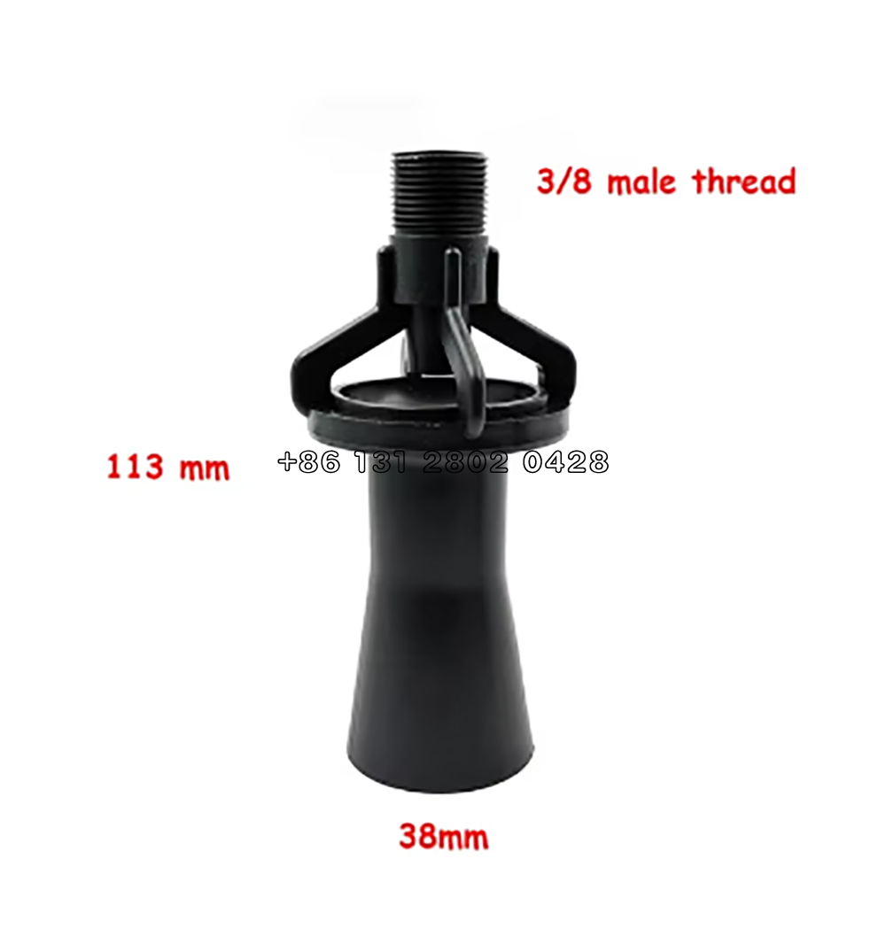 Ugello di miscelazione del serbatoio Venturi da 1/4,3/8,1/2,1.2,1,5 PP, eduttore di miscelazione del fluido, ugello dell'eduttore del fluido di miscelazione, ugello Venturi del getto d'acqua: Rosso