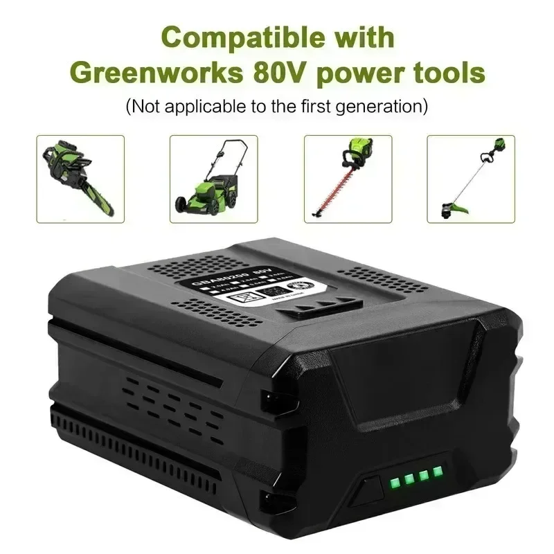 80v udskiftnings genopladelige batterier til greenworks 3.5ah lithium batterier til gba 80200 gba 80250 gba 80400 gba 80250 gba 80500