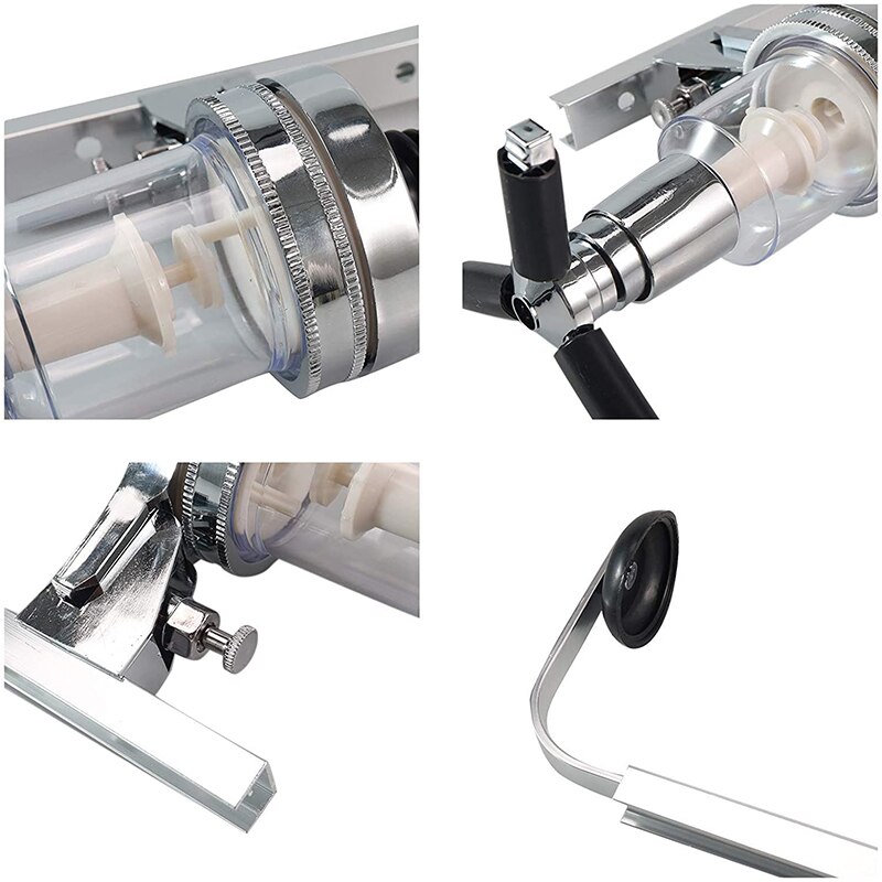 1/2- flaske drikke brennevin dispenser drinker brennevin fest bar aluminiumslegering veggfeste alkohol dispenser drikkevaresett