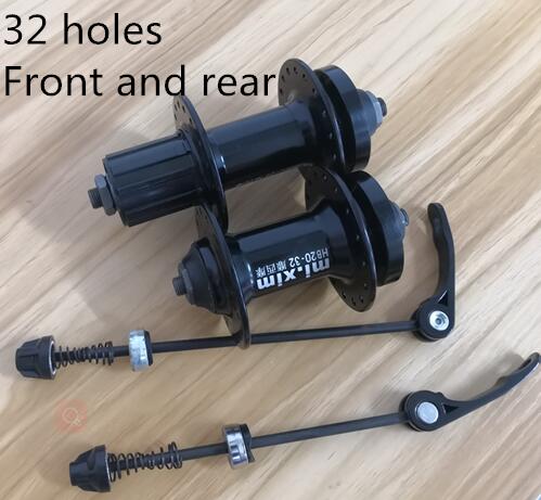 Mountain MTB Voor Achter Hub Goud Fietsonderdelen Schijfrem Baard Naven Rotodyne hub/Quick Release Fiets Hubs 32 of 36 Gaten: 32 holes 1 pair
